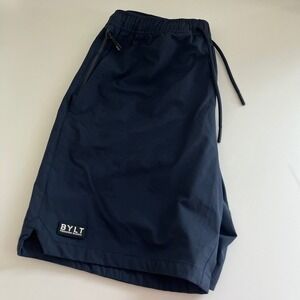 BYLT Basics Men's Navy Athletic Shorts workout running medium performance